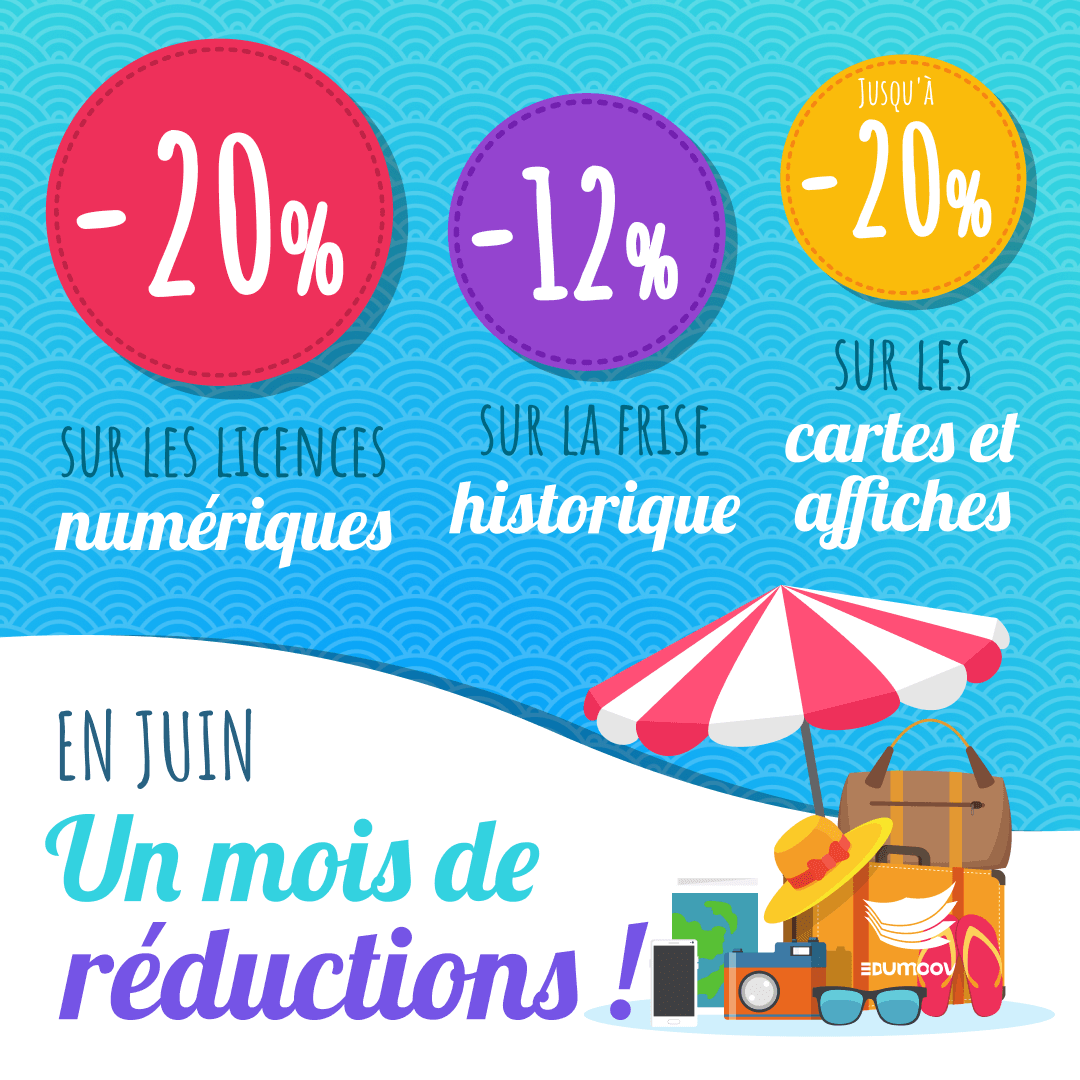 Promotion de juin 2025 : -20% sur les apps, les affiches et les cartes ! -12% sur la frise