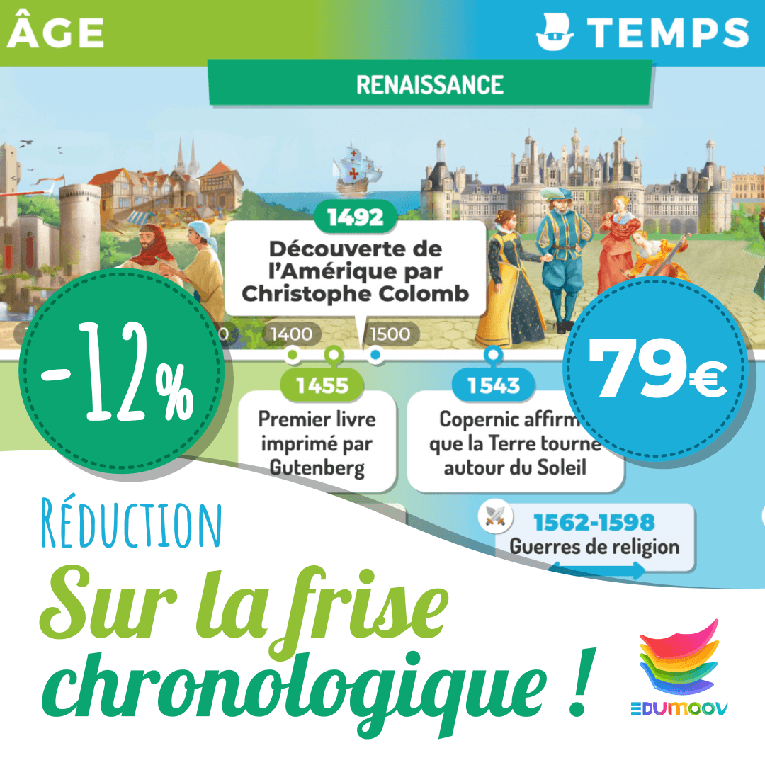 12% de réduction sur la frise historique