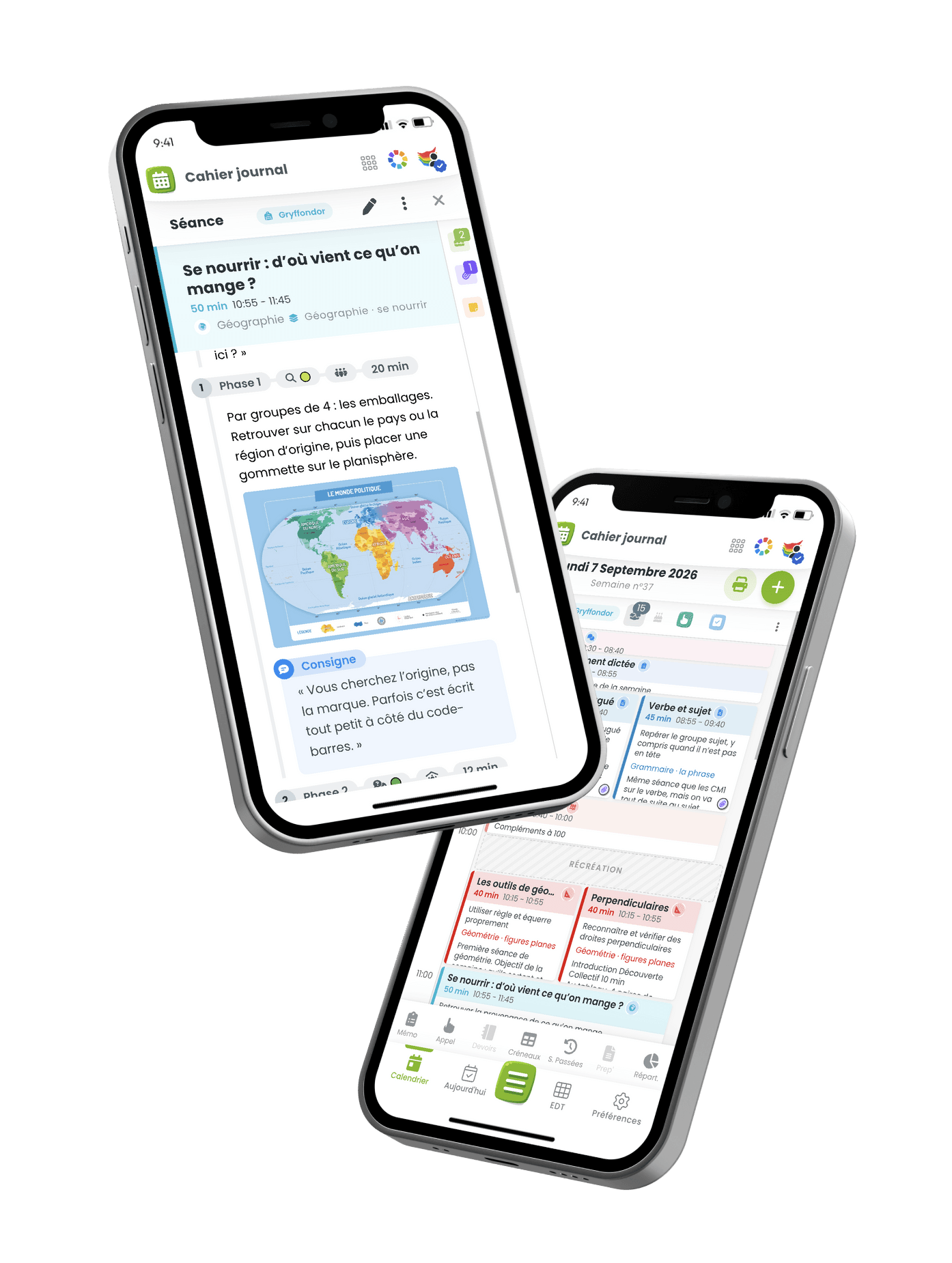 Edujournal sur téléphone